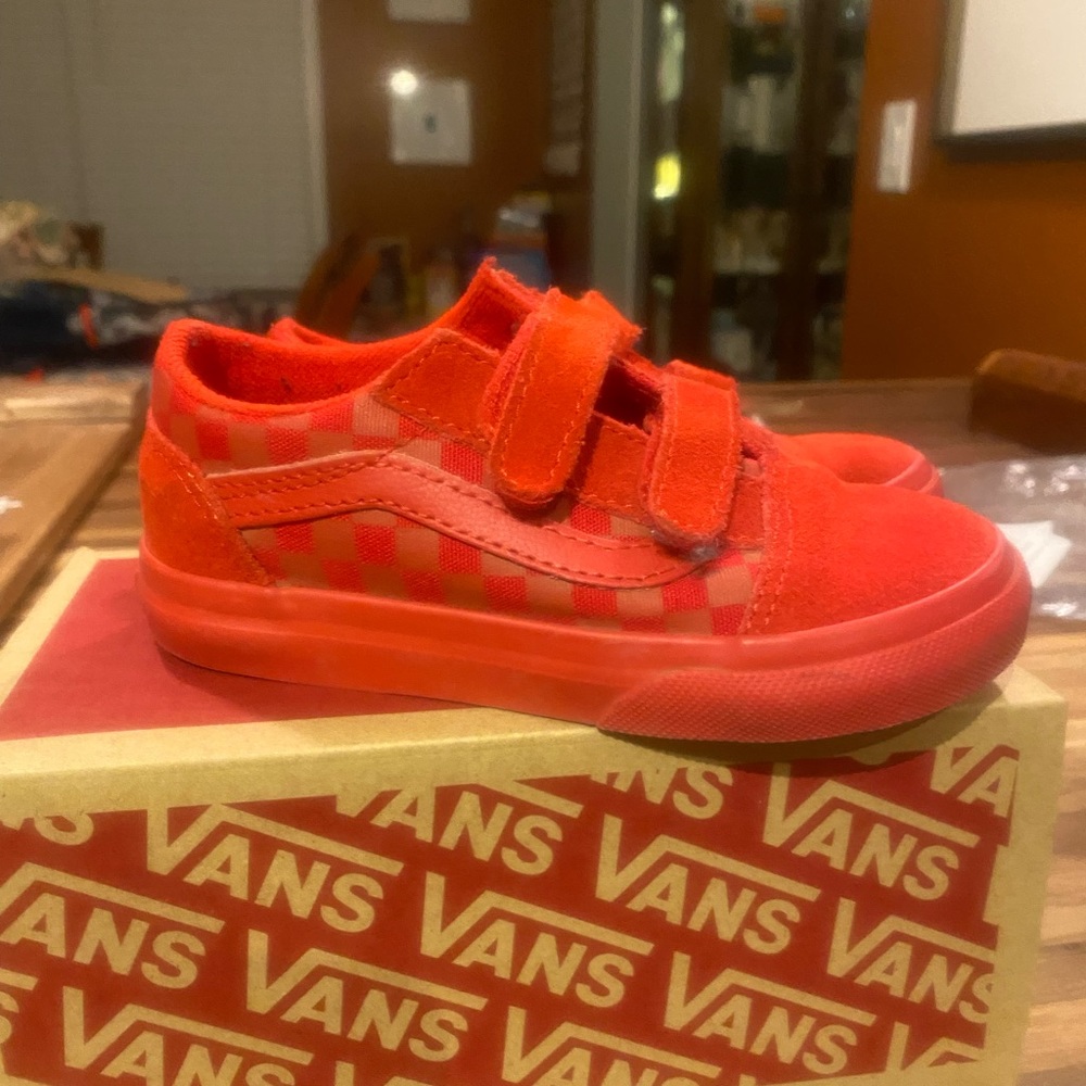 Gently used toddler Vans, size 9